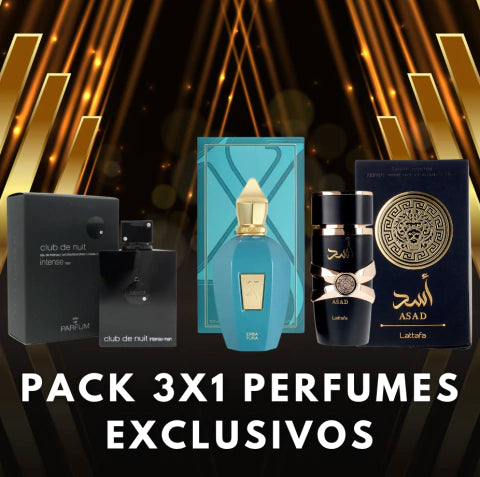 Pack 3x1 Perfumes Exclusivos - ¡Una Fragancia para Cada Ocasión!